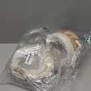 Weysat 2 Pcs Small Flower Girl Basket with Handle, Fabric Liner, Wicker Rattan Flower Basket Set, Rustic, Cute, Hand Woven for Wedding Girl Home Decorations Picnic Garden Candy Sweets Gifts Storage