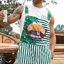 Bindefon Bibs Overalls Men Cute Jumpsuit Work Coveralls Shorts Romper XL