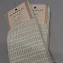2 x HomeWear Hand Towels Set of 2, 15 in. x 25in, Green 