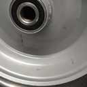 AR-PRO (2 Pack) 15 x 6.00-6 Front Tire and Wheel, Flat Free Lawn Mower Tires with Rim, 3" Centered Hub with 3/4" Bearings & 5/8" and 1" bushings, Compatible with John Deere Riding Mower, Lawn Tractor (Silver)