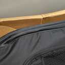 Portable Dog Playpen for Medium Dogs, Collapsible Pet Cat Kitten Puppy Playpen Indoors Outdoors with Zipper Top Cover (Medium Size, Grey-Black)