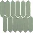 CHIHUT 12''x12'' Green Long Hexagon Peel and Stick Backsplash Tile 16 Sheets Self Adhesive Waterproof Removable Vinyl Decorative Stick on Backsplash for Kitchen Bathroom Laundry Room Wall Tiles