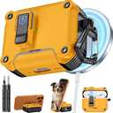 Inesore Compatible with AirPods Pro 3 Generation Case,Secure Lock & Phone Stand Design,Compatible with MagSafe,Automatic Snap Switch Secure Cover for New AirPods Pro 3rd (2025)-Yellow