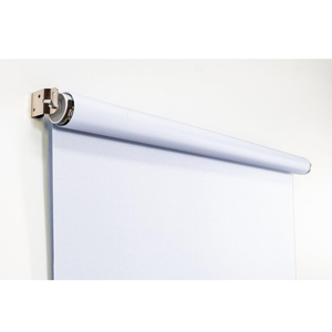40" Small Spring-Powered Roll-Up/Pull-Down Background ID Photos (White)