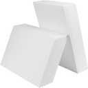 AMZQNART Craft Foam Block, 0.5 in Thick 17x11" EPS Polystyrene Rectangle Foam Blocks Packs of 15 Pcs for Art Sculpting, Sculpture, Modeling, School and Home DIY.