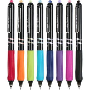Mr. Pen- Retractable Gel Pens, 8 Pack, Vibrant Barrels, Fast Dry, Colorful Ink Gel Pens Fine Point 0.7mm