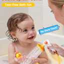 Duckie Baby Bath Shower Head, Toddler Bath Toys for Kids Ages 1-3, Baby Shower Head for Bathtub with Three Squirting Ducks, Birthday Gift for Toddler Boys Girls