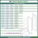 240323002 Refrigerator Door Bin Shelf Compatible with Frigidaire or Electrolux, Bottom 2 Shelves on Refrigerator Side, Single Unit, Clear, Replaces PS429725, AP2115742, AH429725