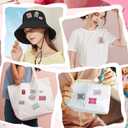 14pcs Iron on Patches, Trucker Hat Patches, Vintage Heat Press Hats Patch, Bright Colors, Easy Ironing for DIY Decal Accessories on Jeans, Jackets, Bags, Hats, Dresses, Shoes