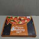 Aluminum Pizza Peel 12x14" With Foldable Wooden Handle - Metal Paddle, Rocker Cutter, and Server for Pizza Oven (Gift-Ready) (12in*14in)