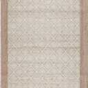 TOWN & COUNTRY TERRA Nalani Textured Diamond Hand-Knotted Flatwoven 100% Natural Jute Area Rug, Brown, 3'x5', 2'11" x 5'