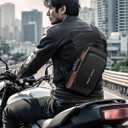 Sling Bag for Men | Anti-theft Crossbody Bag - Crossbody Shoulder Chest Bag | Anti-Theft, USB, Waterproof