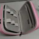 RAIACE Hard Storage Case for Diabetic Supplies, Bag fit for Glucose Meter, Insulin Pen, Glucose Monitor, Blood Sugar Test Strips,Lancets,. (for sale is case only) (Pink)