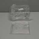 KYODOLED Clear Donation Box for Fundraising with Lock & Sign Holder, Valentine's Day, Multi-Use Voting and Raffle Box, Tip Jar, Secure Storage, Durable Plastic, 6.2'' x 4.6'' x 4.0'' (Clear-PS-1P)