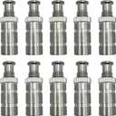 304 Stainless Steel Pool Cover Anchors Corrosion-Resistant & Durable for Inground Pools, Loop Lock Anchors, and Winter Covers-10 Pcs