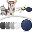 Konohan 5 Packs Portable GPS Tracking Mobile Tracking Anti Loss Smart Device Key Finder Locator GPS Finders Tracker Device for Pets Dog Cat Wallet Keychain Luggage, Alarm Reminder(Stylish)