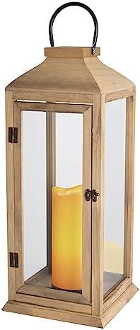 Extra Large Lanterns Decorative - 27.5in IP65 Waterproof Lantern with Flameless Candles, Decorative Lantern for Home Decor, Indoor Outdoor, Front Porch, Garden, Farmhouse Weddings Style