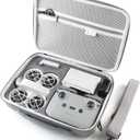 Skyreat Neo Case, Portable PU Leather Storage Neo Shoulder Bag for DJI Neo Fly More Combo Drone and RC-N3 Remote Controller Accessories