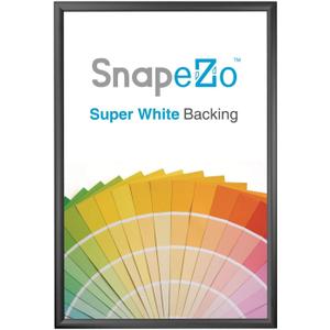 SnapeZo Black Poster Frame 32x50 Inches, 1.7" Aluminum Profile, Front-Loading Snap Frame, Wall Mounting, Wide Series