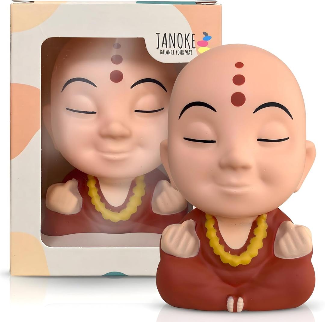 Funny Stress Balls for Adults - Zen Style Squishy Squeeze Toy, Hilarious Gag Gift for Coworkers, Men & Women  Unique Stress Relief Desk Toy