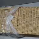 Foldable Wicker Storage Baskets,Paper Rope Square Storage Cubes,Wicker Basket for Organizing Shelves Living Room Bedroom Pantry, Set of 4 Baskets,11''x11''x11''