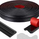 65.6ft Peel and Stick Molding Chair Rail Panel Flexible Crown Molding Trim Self Adhesive Panel Moulding Decor Lines for Wall Door Cabinet Frame Mirror Window Border(1.25 Inch X 65.6 ft,Black)