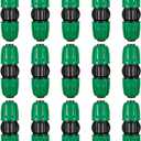 15 Pcs 1/2 Inch Irrigation Tubing Coupling Fittings Connectors, (1/2" ID x0.6-0.63" OD) Drip Line Couplings Anti-Drop Barbed Coupler Connectors for 1/2" Drip Irrigation Tubing System Connection