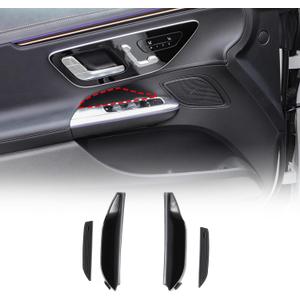 TINKI Car Door Storage Box Organizer Tray for Mercedes Benz EQE 350 350+ 500 2023 2024 Door Armrest Phone Container Door Handle Pocket Insert Tray (Car Front Door Storage Box)