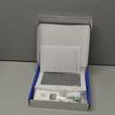 Newentor Weather Station Wireless Indoor Outdoor Thermometer, Color Display Digital Weather Thermometer with Atomic Clock, Barometric Pressure, Forecast Station with Adjustable Backlight, White (Off-white with 1 sensor)