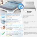 Grounding Sheets King Size, 95% Organic Cotton + 5% Pure Silver Fiber, Grounding Sheet Earth Connected Bedding (King - 77"x 80"x 13" Gray) Fitted Earth Sheets with Grounding Cord