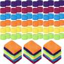 Lounsweer 72 Pcs Bulk Sports Wristbands - Sweatbands for Kids, Gifts, Party Favors, Athletics, and Fans (Colorful)