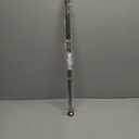 Amazer Spring Tension Shower Curtain Rod, 54-90 Inches Rust-Resistance Tension Curtain Rod Bathroom Rod, Adjustable Shower Curtain Rod No Drill, Nickel