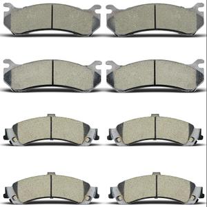ALADICHE Ceramic Disc Brake Pad Fit for Chevy Avalanche Silverado Suburban 1500/Tahoe,for GMC Yukon/Sierra 1500,for Cadillac Escalade EXT ESV