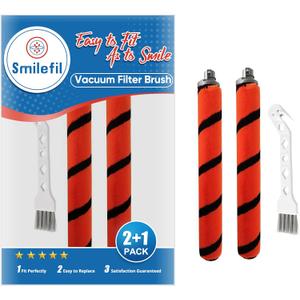 Smilefil 2 Pcs UV700 Replacement Brush Roll Compatible with Shark Apex AX950 AX951 AZ1000 AZ1000W AZ1002 & NV830 NV831 NV835 UV700 ZU700C ZU701 ZU780 ZU782 ZU785 ZU881, Part # 1173FT950 & 1395FC831