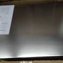 XL Enclosed Stainless Steel Litter Box with Lid, Light Gray