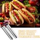 Cream Horn Molds Stainless Steel, Cannoli Tubes Kit Pack of 20 Baking Cones Pastry Roll Horn Croissant Mold with Brush