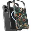 LUMARKE for iPhone 17 Pro Case Cute,Aesthetic Vintage Wildflower Hard Shell,Compatible with Magsafe,Trendy Unique Cool Western Coquette Floral Protective Slim Silicone Phone Cover for Women Girls