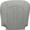 Mythoria Front Driver Bottom Replacement Leather Seat Cover Gray #AFDCompatible with Cadillac CTS Base Coupe, Wagon, Luxury, Performance, Premium & 3.6L 2008 2009 2010 2011 2012 2013