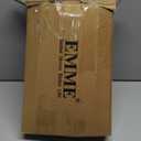 EMME Soft Sherpa Throw Blanket Fleece Reversible Plush Fluffy Blanket, Light Weight Warm Decorative Boho Blanket Cover for Sofa, Couch, Bedroom, Travel (Plush Navy, 50"x60")