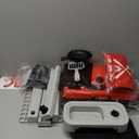 86PCS Kids Play Kitchen Toys: Kids Grill Playset with Smoke, Sound, Light, UV&Water Color-Changing Play Food, Pretend Kids Kitchen Playset, Interactive BBQ Outdoor Toys, Birthday Gift for Toddler (Red)