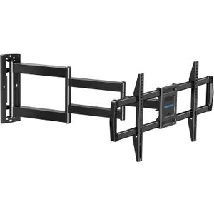 MOUNTUP Full Motion TV Wall Mount with 30 Extension & Tilt & Swivel for Most 42-75 Inch TVs, Long Arm TV Mount Corner Bracket Articulating Arm Mount, Max VESA 600x400mm and Up to 99 lbs, MU0057-L