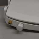 Elongated Bidet Toilet Seat with Quiet-Close, Non-Electric Bidet Mode with Dual Nozzles, Fit Elongated Toilet Seat, Adjustable Water Pressure with Brass inlet (Elongated)