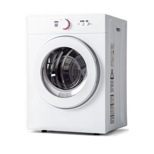 1.8 Cu.Ft Compact Dryer - 1020W Portable Clothes Dryer with Stainless Steel Tub, Front Load Tumble, Four Functions - Compact Drying Unit for Laundry, Apartments, Dorms