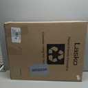 Lasko Oscillating Cyclone Pedestal Fan, Adjustable Height, Timer, Remote Control, 3 Speeds, for Bedroom, Living Room, Home Office, 18", Black, 1843