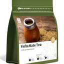 luoptea Unsmoked Yerba Mate Tea Bags from Argentina-100 NAtural Energy&Focus herbal Tea|Antioxidant Rich Detox Tea ,Hot or Iced,Eco-Conscious Compostable Tea bags,No suger,No Gluten,Vegan. (30 tea bags)