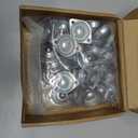 Gisafai 30 Pcs Roller Ball Transfer Bearing Carbon Steel Round Ball Transfer Unit Universal Casters for Conveyor Roller Stand Transmission System Furniture (1/2")