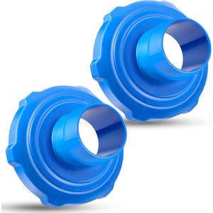 Tondiamo 2 Pieces Hose Adapter Skimmer for Above Ground Swimming Pool Vacuum Surface Skimmer Small Strainer Compatible with Wall Mount 11238 Hose Adapter B(Blue)