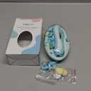 Baby Nail Trimmer Electric, FANSIDI Baby Nail Clippers Safe Baby Nail File Kit with Extra 12 Replacement Pads, Trim Polish Grooming Kit for Newborn Infant Toddler or Adults Toes Fingernails Care, Blue