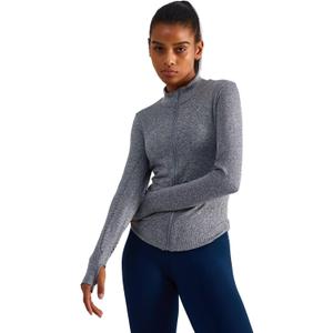 sphinx cat Womens Athletic Long Sleeve Full Zip Running Track Jacket Workout Yoga Sportwear with Thumb Holes Slim Fit (Gray, S)