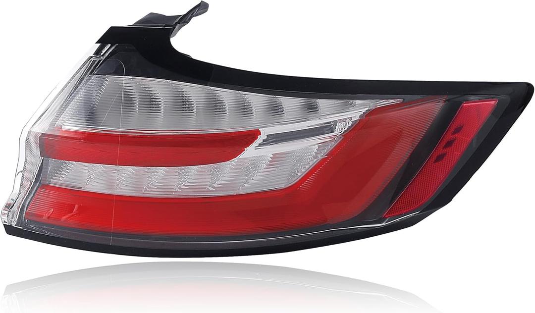 LED Tail Lights Compatible With 2019 2020 2021 2022 2023 2024 Ford Edge SE, SEL,ST-Line Rear Brake Lamp Signal Assembly Without running lights Right Passenger Side FO2805126 KT4Z13404L